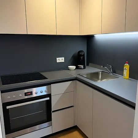 Apartament Allgaeu - Innenstadt, Schlafzimmer, Kueche, Parkplatz Moeglich, Dachterrasse *