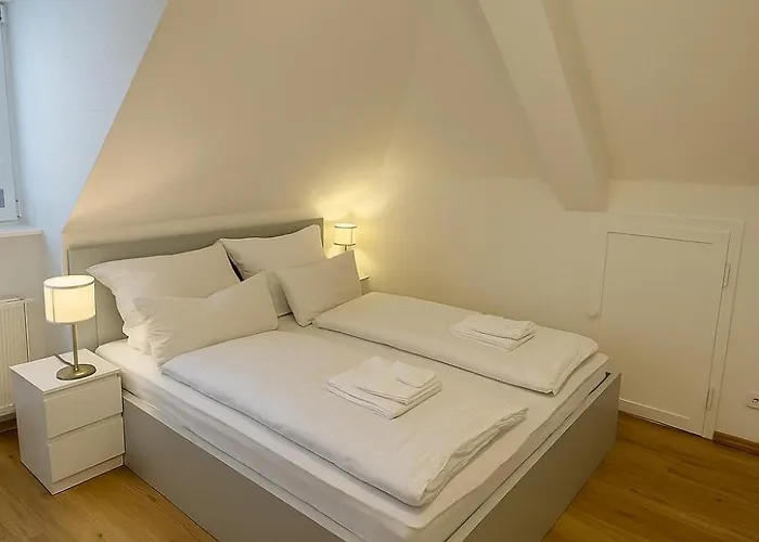 Allgaeu - Innenstadt, Schlafzimmer, Kueche, Parkplatz Moeglich, Dachterrasse شقة كمبتن